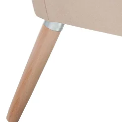 Clearance Wohnzimmer Polstersessel in Beige Samtvelours - Enzuena Sessel