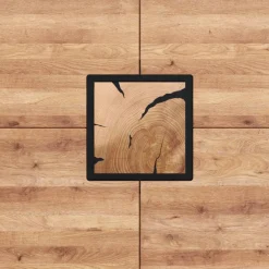 Wohnzimmer Schrank mit Hirnholz Applikation - Shipper Highboards