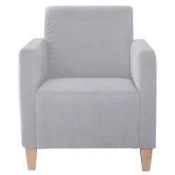 Sale Wohnzimmer Sessel in Silbergrau und Buche - Terasus Sessel