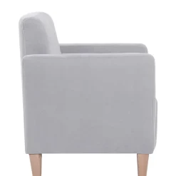 Sale Wohnzimmer Sessel in Silbergrau und Buche - Terasus Sessel