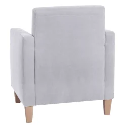 Sale Wohnzimmer Sessel in Silbergrau und Buche - Terasus Sessel