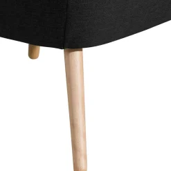 Clearance Wohnzimmer Stoffsessel in Schwarz - Adaliz Sessel