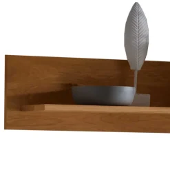 Outlet Wohnzimmer Wandboard aus Wildeiche Massivholz - Millena Regale