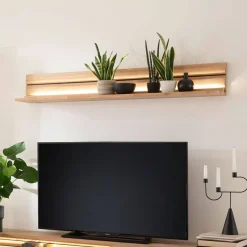 Sale Wohnzimmer Wandboard aus hellem Massivholz - Azzurian Regale