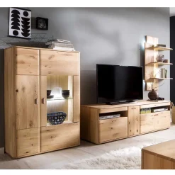 Wohnzimmermöbel Set aus Holz - Destal (dreiteilig) Wohnwände