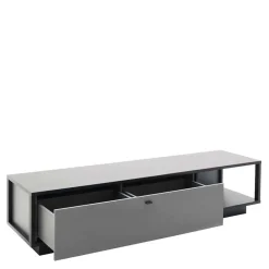 Wohnzimmermöbel TV Wand in Grau - Ridona (dreiteilig) Wohnwände