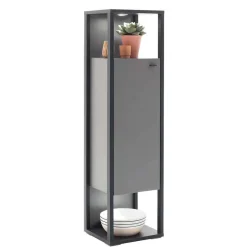 Wohnzimmermöbel TV Wand in Grau - Ridona (dreiteilig) Wohnwände