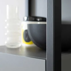 Wohnzimmermöbel TV Wand in Grau - Ridona (dreiteilig) Wohnwände