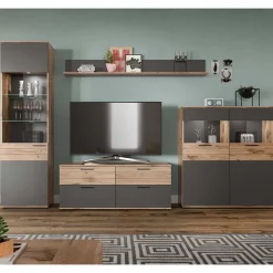 Wohnzimmerschränke & Regal - TV Wand - Lucios (vierteilig) Wohnwände