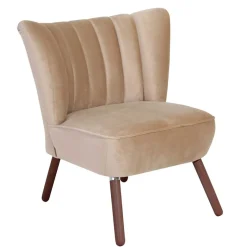 Sale Wohnzimmersessel in Beige und Nussbaum - Boldo Sessel