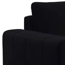 Outlet Wohnzimmersessel in Schwarz Samt - Graland Sessel