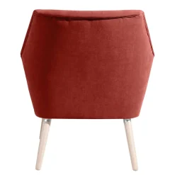 Sale Wohnzimmersessel in Terracotta Velours - Emjada Sessel