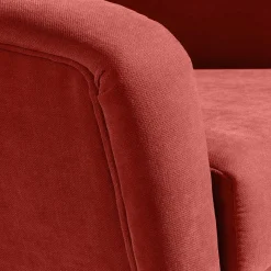 Sale Wohnzimmersessel in Terracotta Velours - Emjada Sessel