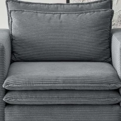 Wohnzimmersessel und Hocker Set - Ruffos (zweiteilig) Sessel