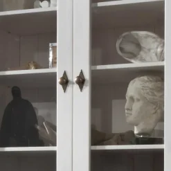 Wohnzimmervitrine Satumare in Weiß Vitrinen