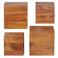 Outlet Würfelregal Set Hoslo in zwei Größen (vierteilig) Regale