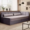 150x200 cm Bettsofa in Altrosa und Mauve - Tampa Sofas