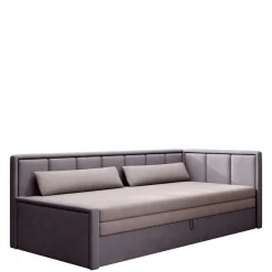 150x200 cm Bettsofa in Altrosa und Mauve - Tampa Sofas