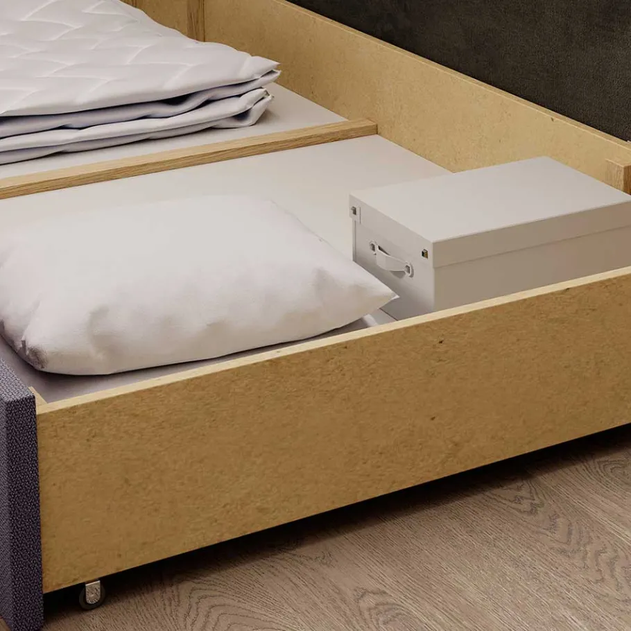 150x200 cm Bettsofa in Altrosa und Mauve - Tampa Sofas