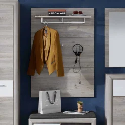 Clearance 90x128 cm Garderoben Paneel in Holzoptik - Volaf Garderoben