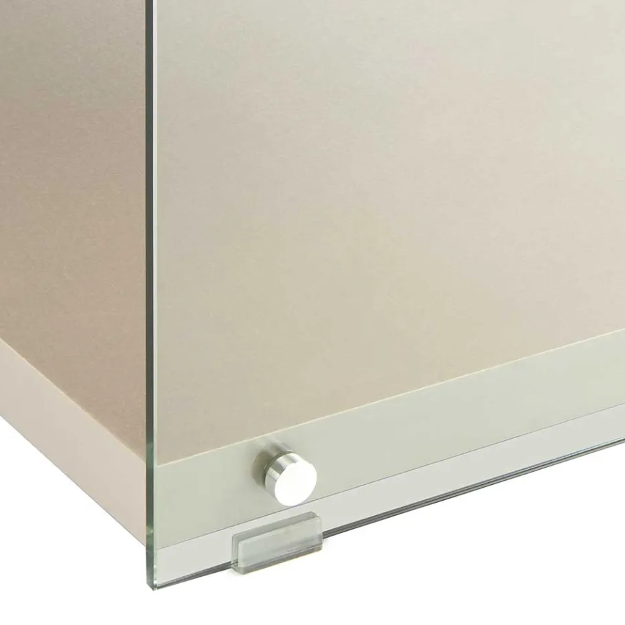 120x60 cm TV Tisch mit Glas Wangen - Culagan Tv & Hifi-Möbel|Lowboards