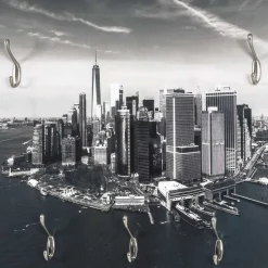 60x60 cm Wandgarderobe mit Fotodruck - Bahma Garderoben