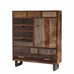 Best 90x120 Highboard mit 11 Schubladen - Bahiro Highboards