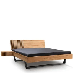Sale 140x200 Wildeiche Bett mit Kufen - Manarola Betten