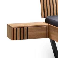 Sale 140x200 Wildeiche Bett mit Kufen - Manarola Betten