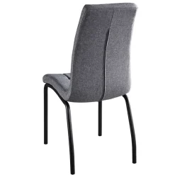 Sale X-Fuß Tischgruppe mit Polsterstühlen - Fanita (fünfteilig) Sitzgruppe