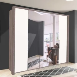 Sale XL Kleiderschrank mit Spiegel - Tivierto Kleiderschränke|Schränke