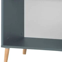 Sale 51x93x41 2 Fächer Büroregal in Petrol Blau - Baiamare Regale