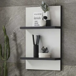 Clearance 40x62x12 Bad Hängeregal mit 2 Böden - Ingmesan Regale