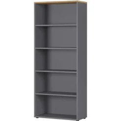 80x197x40 Büro Ordnerregal mit fünf Fächern - Ovgunia Regale