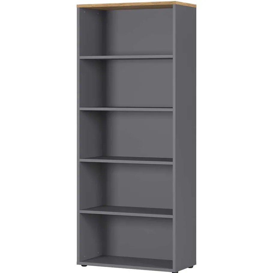 80x197x40 Büro Ordnerregal mit fünf Fächern - Ovgunia Regale