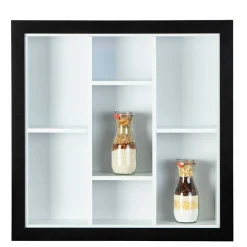 Sale 67x67x14 cm Hängeregal mit sieben Fächern - Vakasa Regale