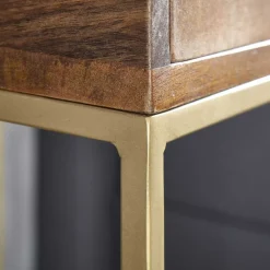 40x76x35 cm Hohe Nachtkommode mit einer Schublade - Kanados Kommoden