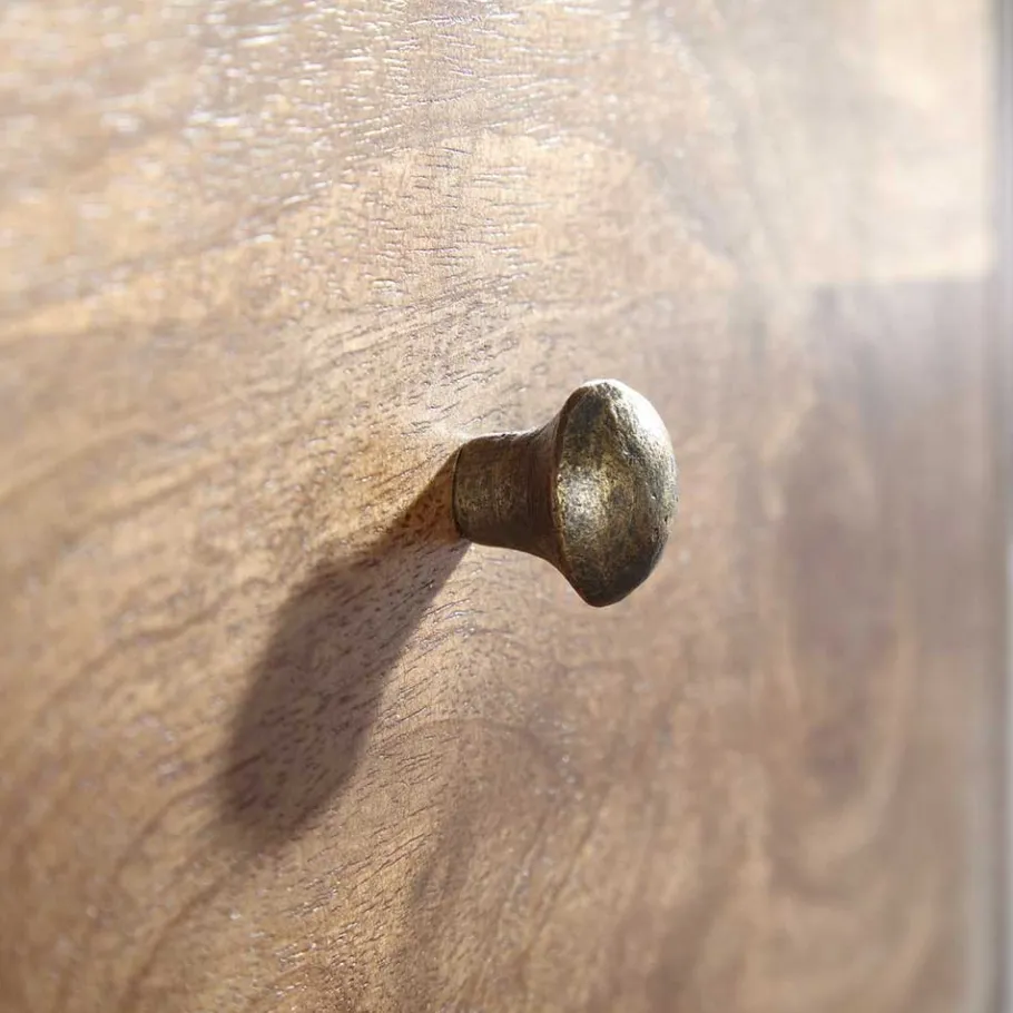 40x76x35 cm Hohe Nachtkommode mit einer Schublade - Kanados Kommoden