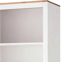 Clearance 75x205x40 cm Landhausregal in Weiß - Canarius Regale