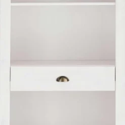 Clearance 75x205x40 cm Landhausregal in Weiß - Canarius Regale