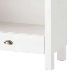 Clearance 75x205x40 cm Landhausregal in Weiß - Canarius Regale