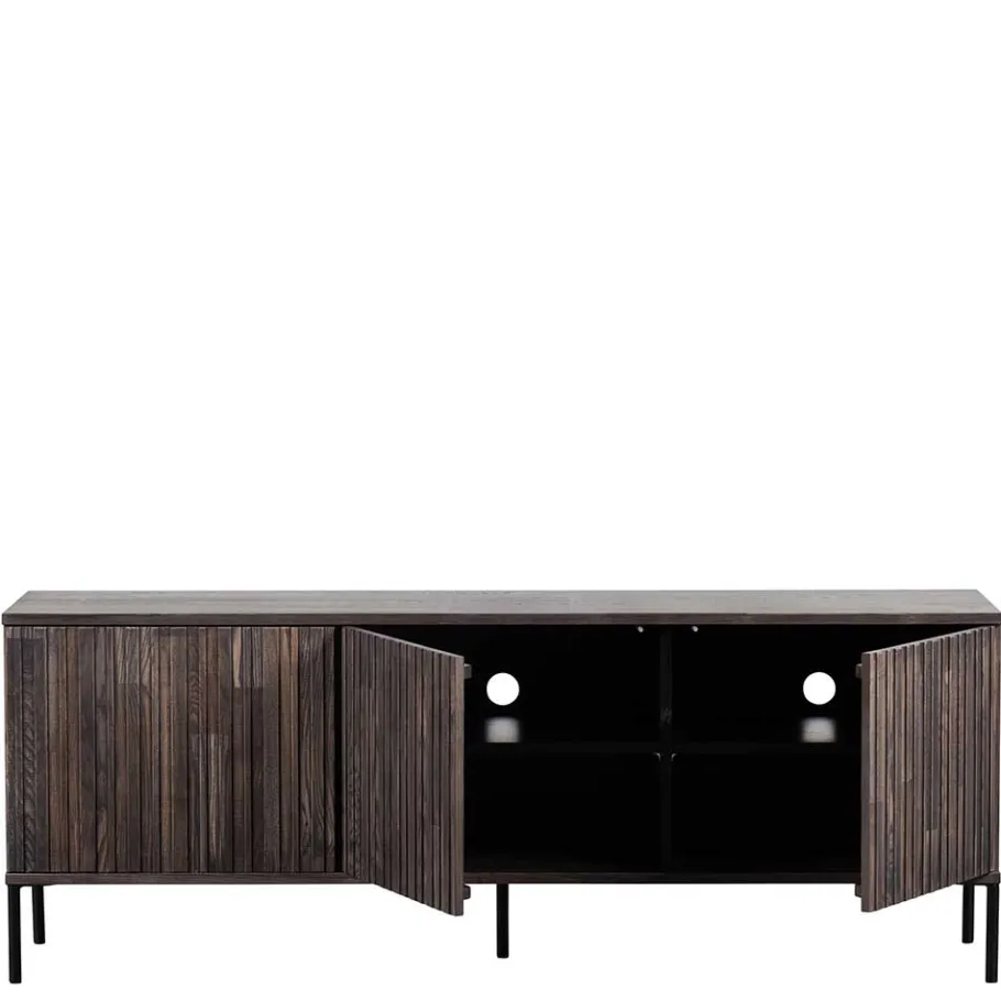 Best 150x56x44 Design Lowboard in Esche Dunkel - Eyes Lowboards