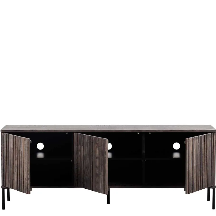 Best 150x56x44 Design Lowboard in Esche Dunkel - Eyes Lowboards