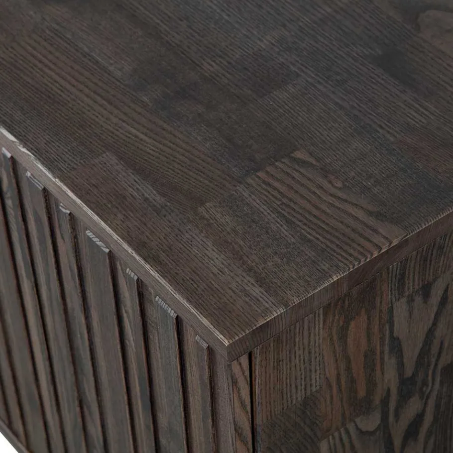 Best 150x56x44 Design Lowboard in Esche Dunkel - Eyes Lowboards