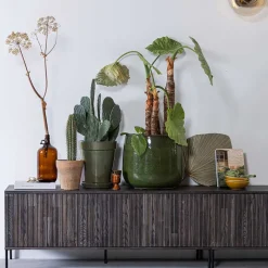 Best 150x56x44 Design Lowboard in Esche Dunkel - Eyes Lowboards