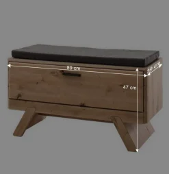 Sale 89x47x39 Design Truhenbank mit Klappe - Larinca Sitzbank