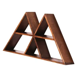 70x35x10 Design Wandregal Dreiecke - Rundo Regale