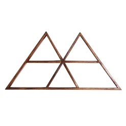 70x35x10 Design Wandregal Dreiecke - Rundo Regale