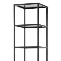 Sale 40x197x40 Designer Regal in Weiß & Schwarz - Enkraja Regale