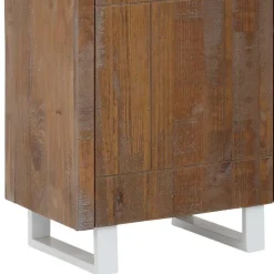 Best 55x140x35 Dunkles Regal aus Kiefer Massivholz - Lavagna Regale|Vitrinen